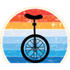 Einrad Retro Einradfahren Zirkus