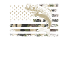 Walleye camo American flag