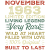 Legende siden november 1963 Født november 1963