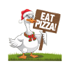 Weihnachtsgans Mit Pizza Wunsch