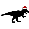 T-Rex Weihnachtsmann