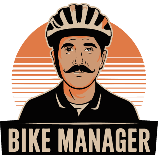 Koszulka "Portret menedżera roweru retro"