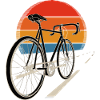 Bicycle Journey at Sunset