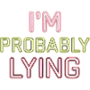 I'm Probably Lying 15