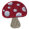 Champignon brodé