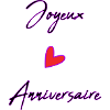 JOYEUX ANNIVERSAIRE. HAPPY BIRTHDAY. ANNIVERSAIRE.
