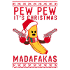 Funny Christmas banana