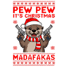 Funny Christmas Otter