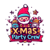 X-Mas Party Crew Christmas Saying