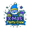 X-Mas Party Crew Christmas Saying