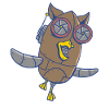 Steampunk Owl Agent Officer Detective