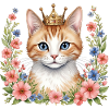 Adorable cat princess