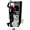 Skeleton at Retro Arcade Heartbreak