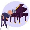 Piano à queue