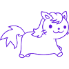 Little Pony Cat Face Équitation