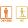 Surfer Stick Figures