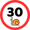 30 km per hour snail