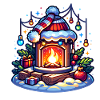 Christmas Fireplace Ugly Christmas