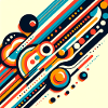 Diagonales Streifendesign