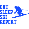 SKI EAT SLEEP REPEAT
