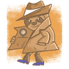 Detective Sloth Agent Officer Detective