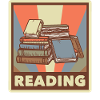 Buch Nerd Lernen Bibliothekar Lesen