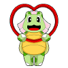 Turtle Bridal Heart Wedding