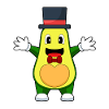 Avocado Groom Cylinder Wedding