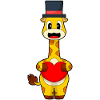 Giraffe Groom Heart Wedding