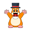 Hamster Groom Top Hat Wedding