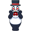Panda Groom Heart Wedding