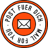 Post fuer dich dreifarbig