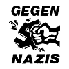 Against Nazis black letters