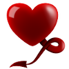 Heart with Devil's Tail