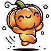 Dancing pumpkin - cute Halloween fun