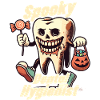 Halloween Spooky Dental Hygienist
