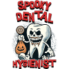 Spooky Dental Hygienist Halloween Motif