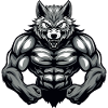 Musculation Muscles Loup