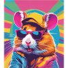 Poppiger Hamster