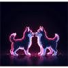 Adorables petits chiots husky