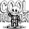 Cool Halloween Skeleton