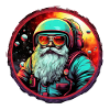 Santa im Weltraum