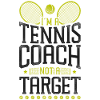 Funny Tennis Player Racket Coach