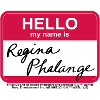 Vänner Regina Phalange Namn Skylt Design