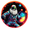 Astronaut Santa Claus