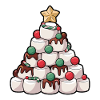 Arbre de Noël Guimauve