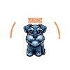Café et Kerry Blue Terrier