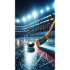 hockey - stick and puck