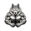Husky Chien Muscles Musculation