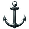 Historischer Anker mit Nautischem Design